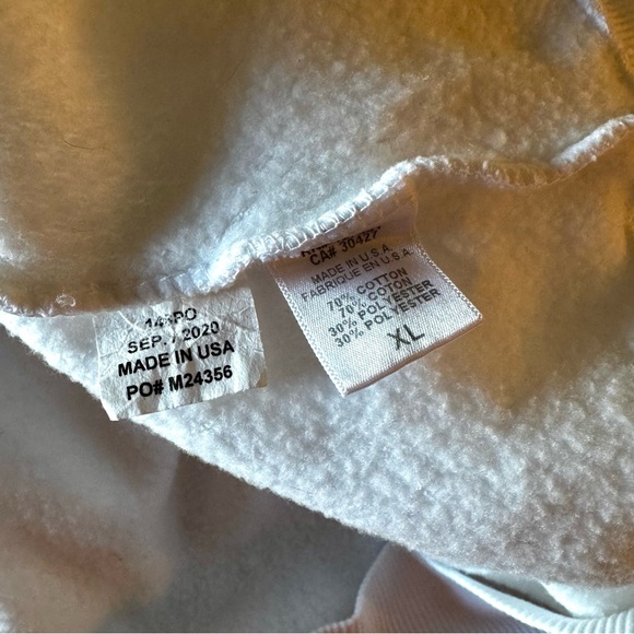 OVERSIZED white Wildfox skull sweatshirt XL - Picture 10 of 12